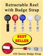Premium 420 Denier Ripstop Nylon Retractable Badge Reel: Easy Access, High Quality Design with Color Options | Perfect for Keys and Badges